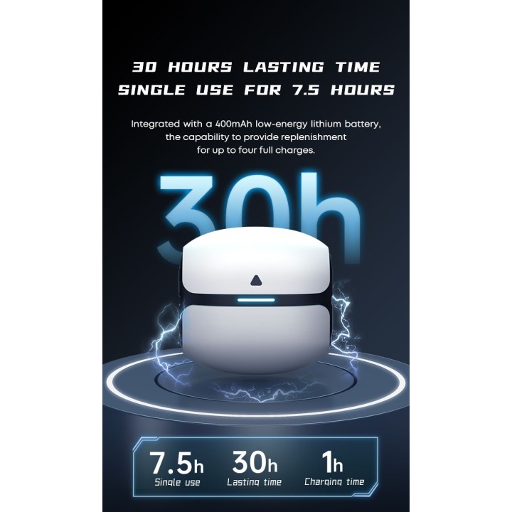 Langsdom TG12-B czarne – słuchawki Bluetooth 5.3, 30h