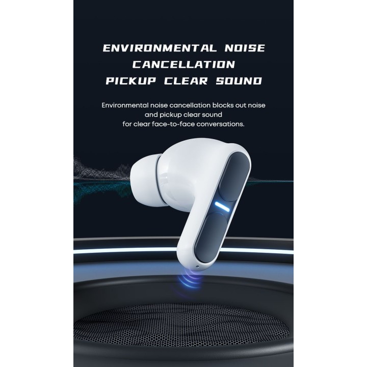 Langsdom TG12-B czarne – słuchawki Bluetooth 5.3, 30h
