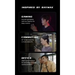 Słuchawki douszne Bluetooth Langsdom TG12-B białe