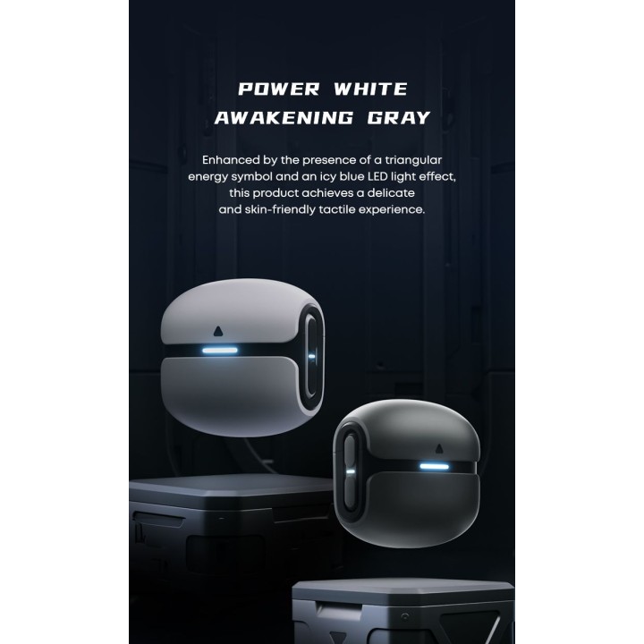 Langsdom TG12-B białe – słuchawki Bluetooth 5.3, 30h