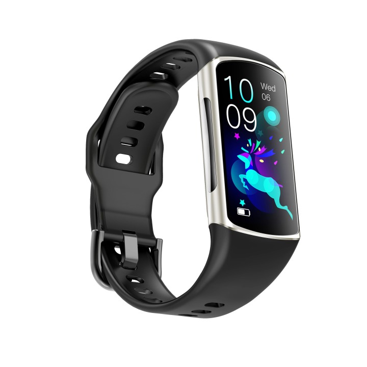 Wierra Smartband H28 Black – opaska fitness, tętno i sen