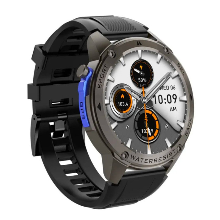 Wierra AqvaNavi – smartwatch GPS AMOLED, wodoodporny 5 ATM