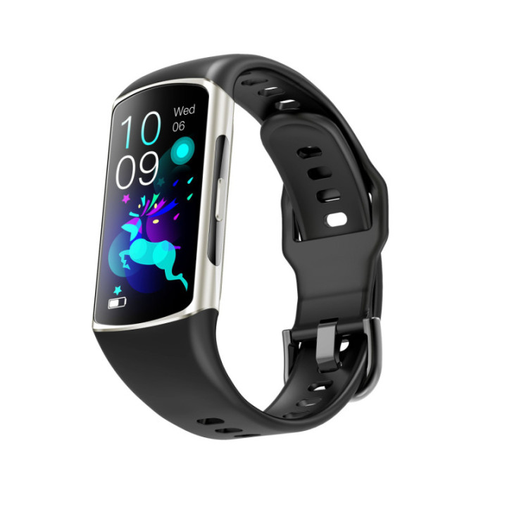 Wierra Smartband H28 Black – opaska fitness, tętno i sen