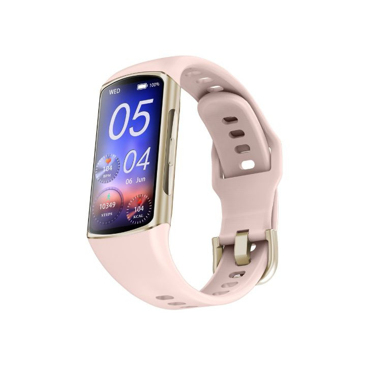 Wierra Smartband H28 Pink – opaska fitness, tętno i sen