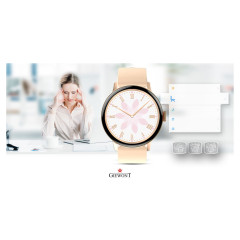 Smartwatch Giewont Różowy GW330-1 Różowe Złoto-Róż Pudrowy Pasek Silikonowy + Bransoleta Różowe Złoto