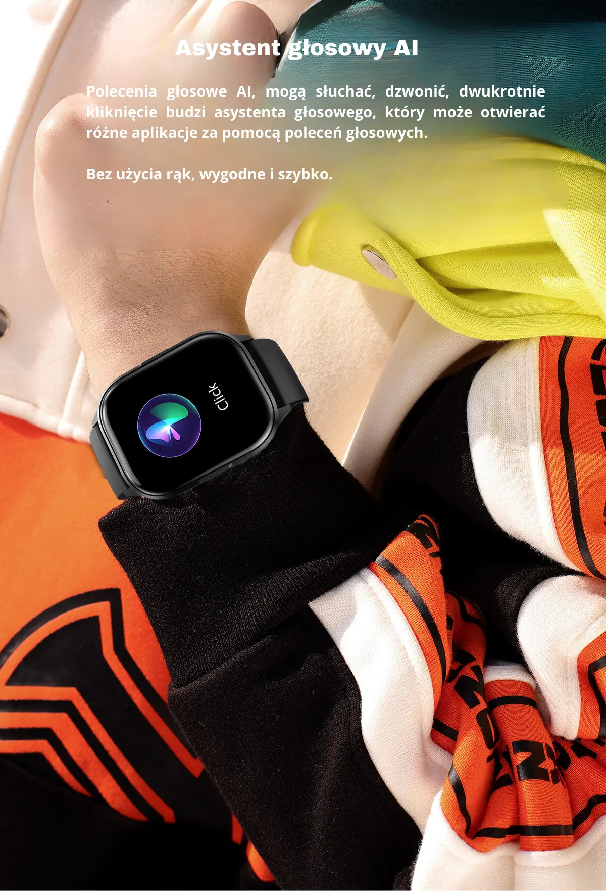 Asystent AI Smartwatch HK 21
