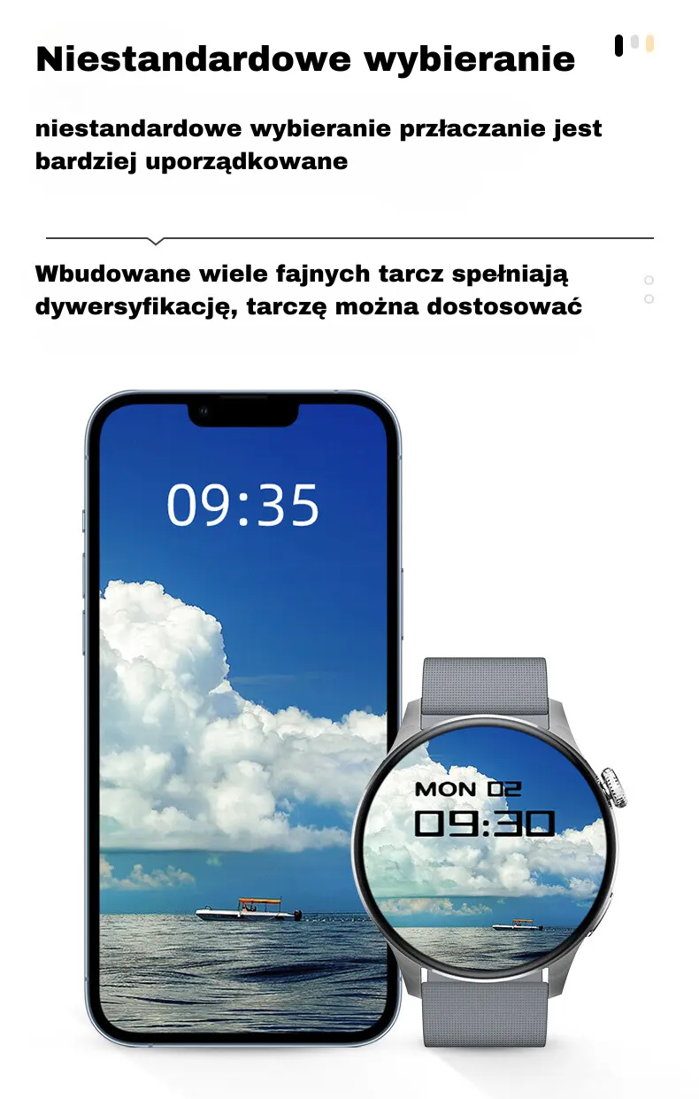 Niestandardowe wymagania Smartwatch Wierra Glukosystem WS 17 Max