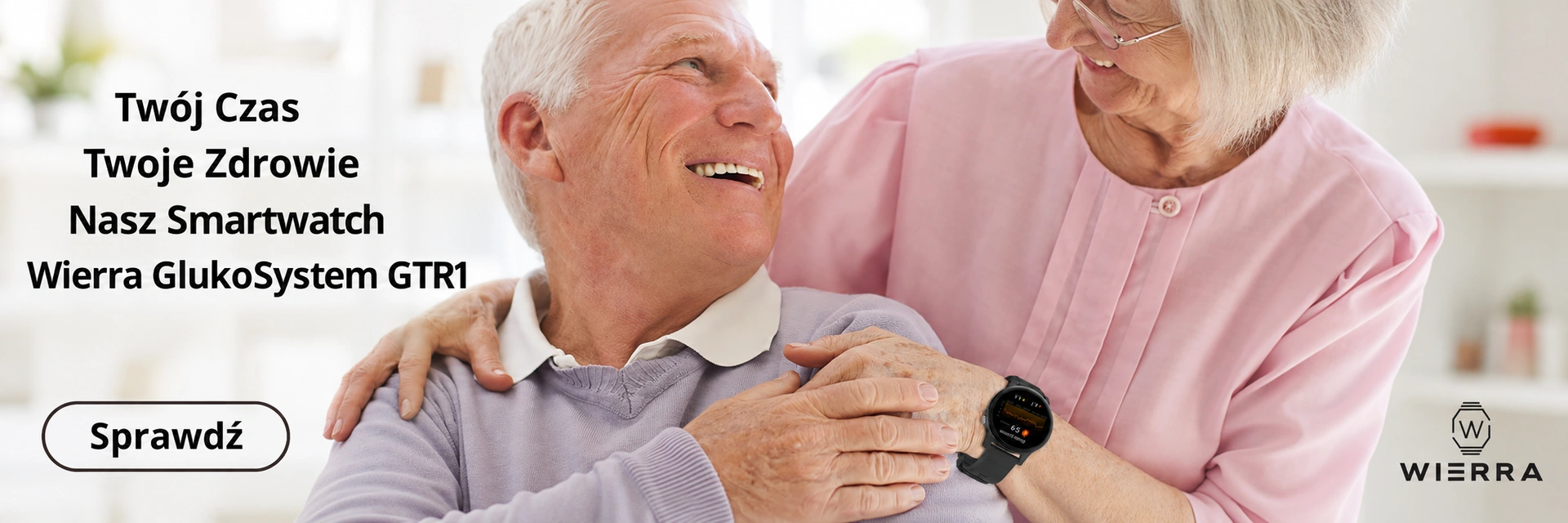 Smartwatch Wierra GlukoSystem GTR1 — zdrowie pod kontrolą
